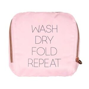 NWOT MIAMICA | Pink & Rose Gold Laundry Bag